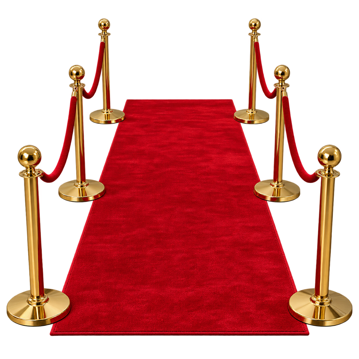 Red Carpet with Stanchions